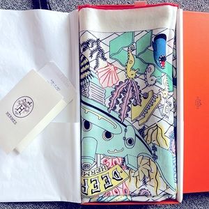 Hermes splash park shawl